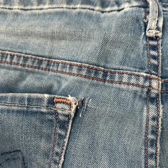 MOTHER Light Blue Denim Shorts - Picture 8 of 10